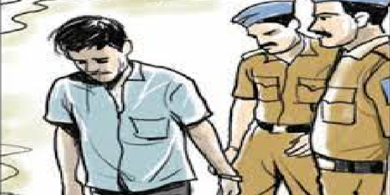 पुलिस मुठभेड़ में जेल से फरार हरियाणा का बदमाश गिरफ्तार